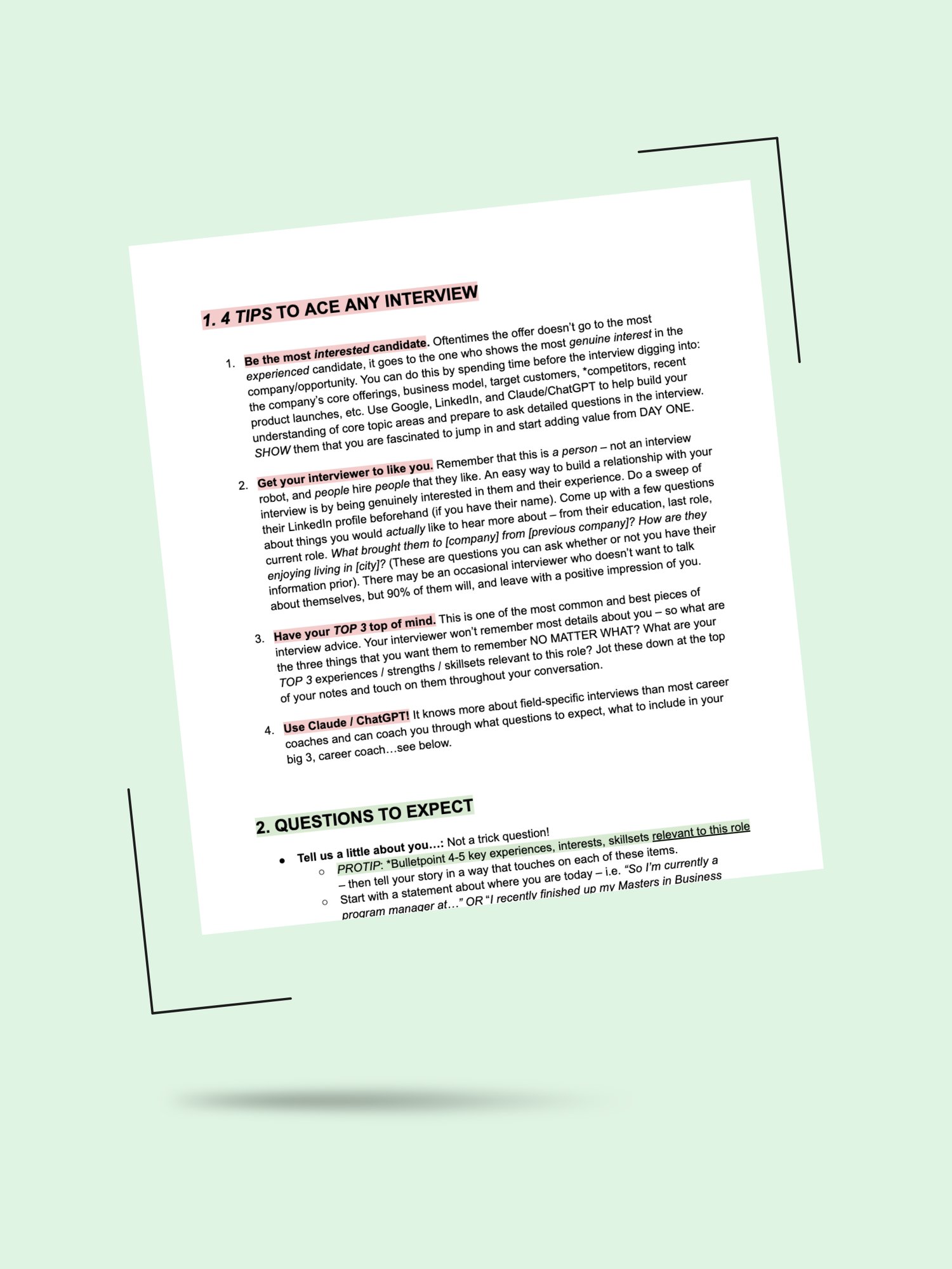 HubSpot page graphic - Interview